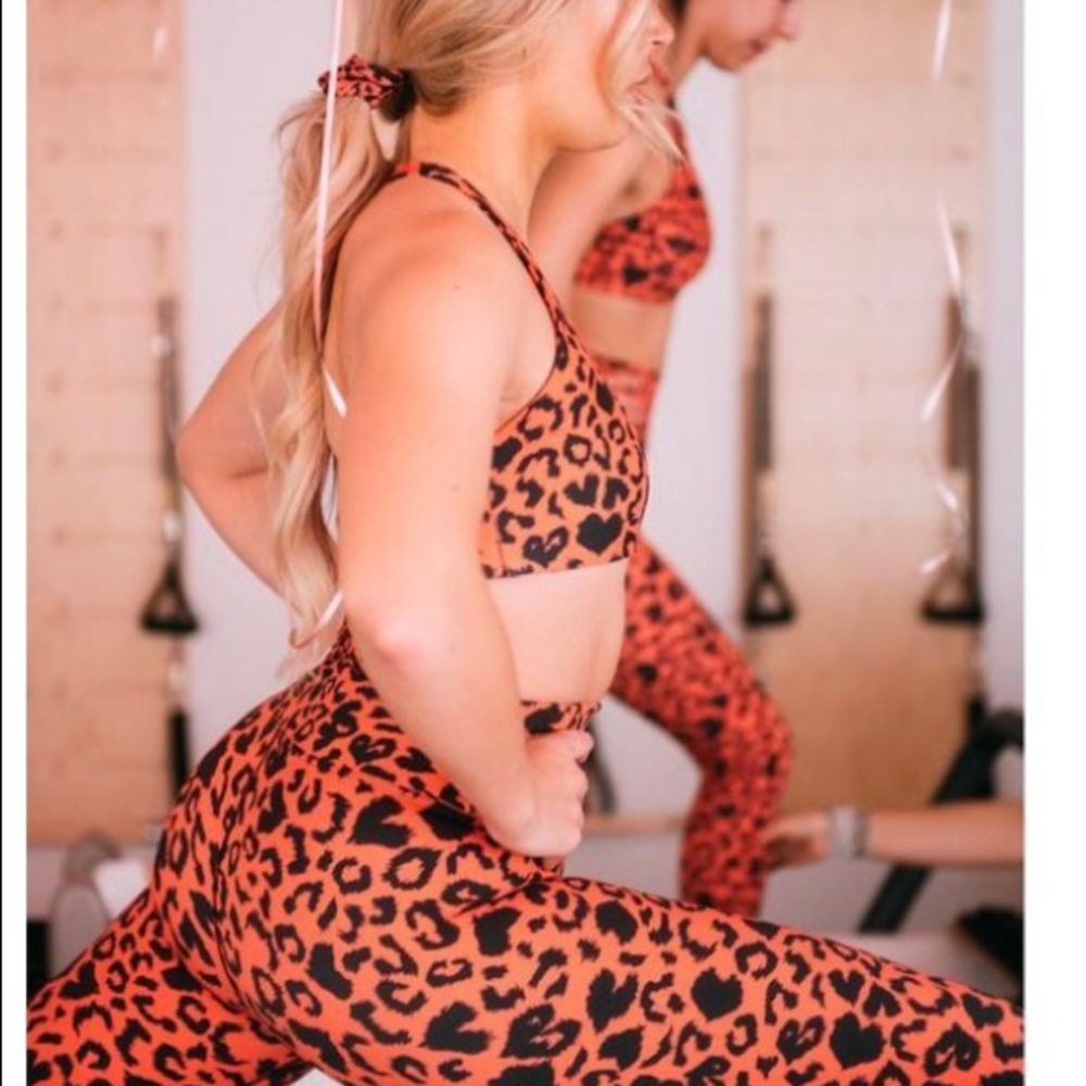 Beach Riot Piper legging Love Red